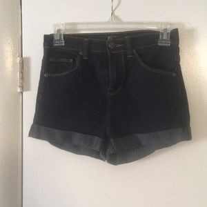 High waisted shorts